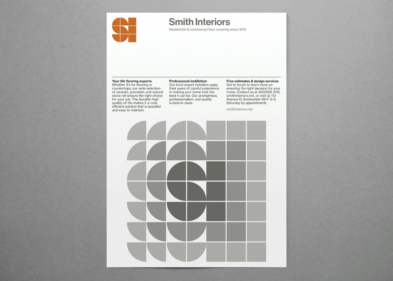 rationale design smith interiors identity poster