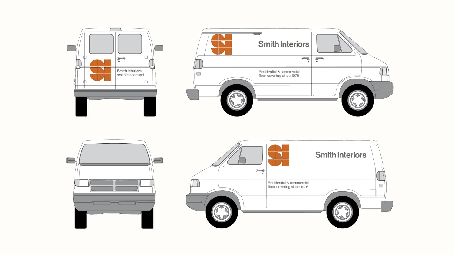 rationale design smith interiors identity vehicle graphics