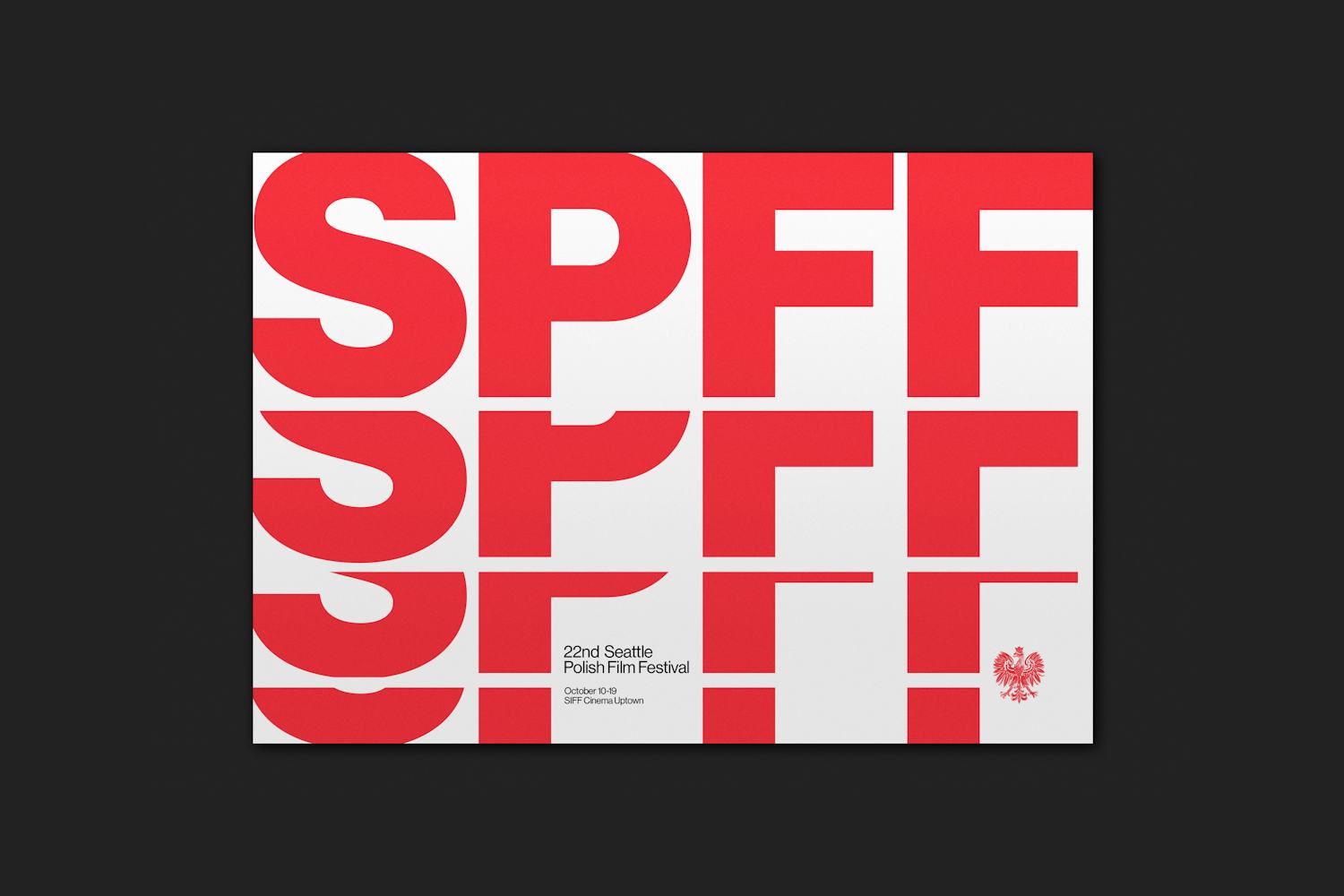 rationale design seattle polish film festival poster