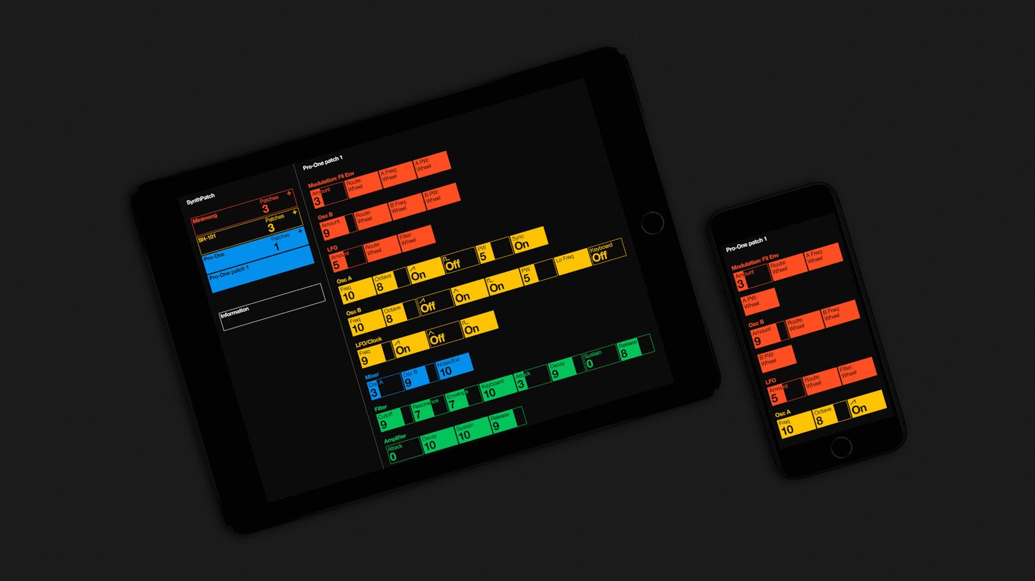 rationale design synth patch application iphone ios app synthpatch