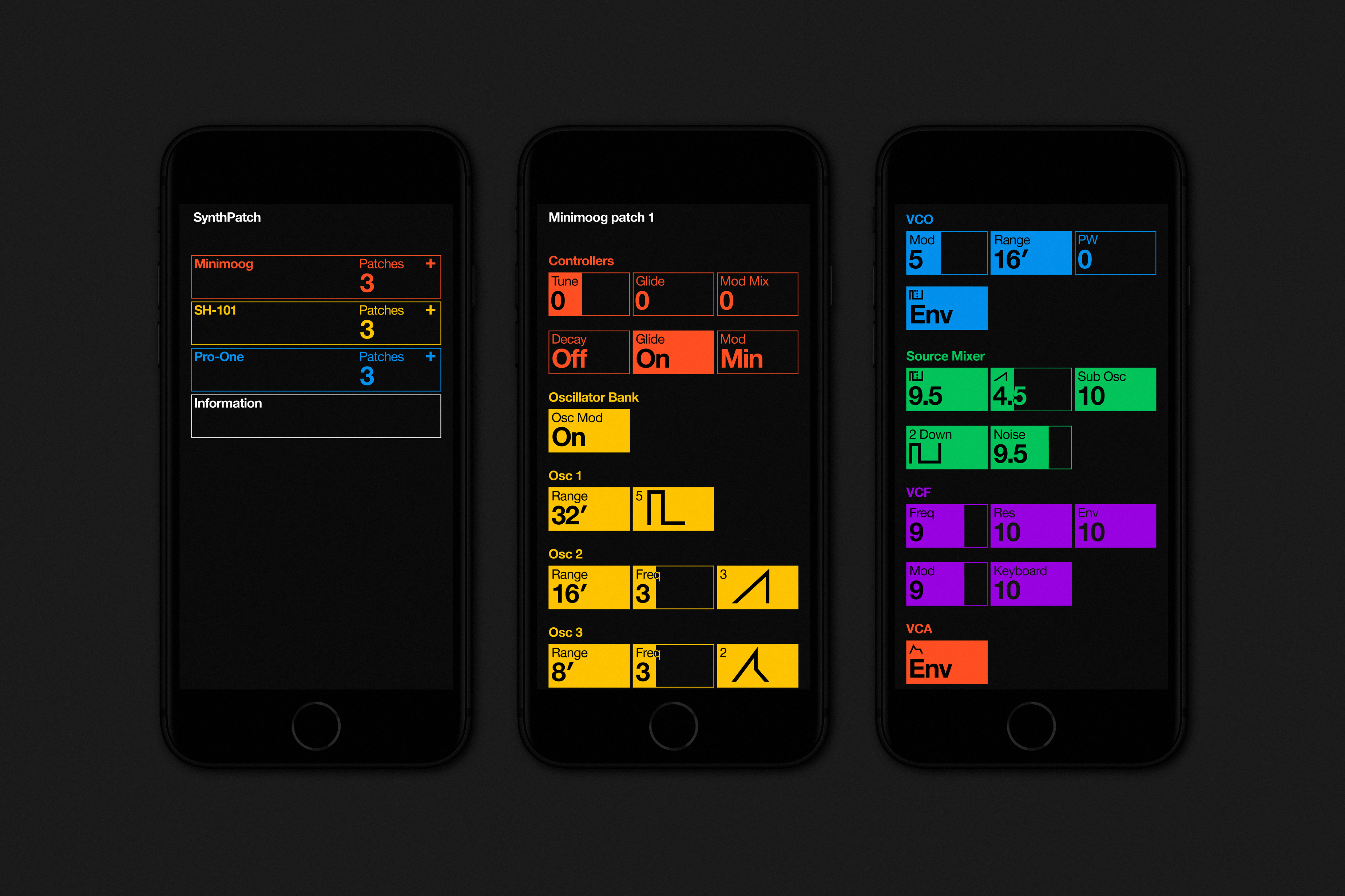 rationale design synth patch application iphone ios app synthpatch