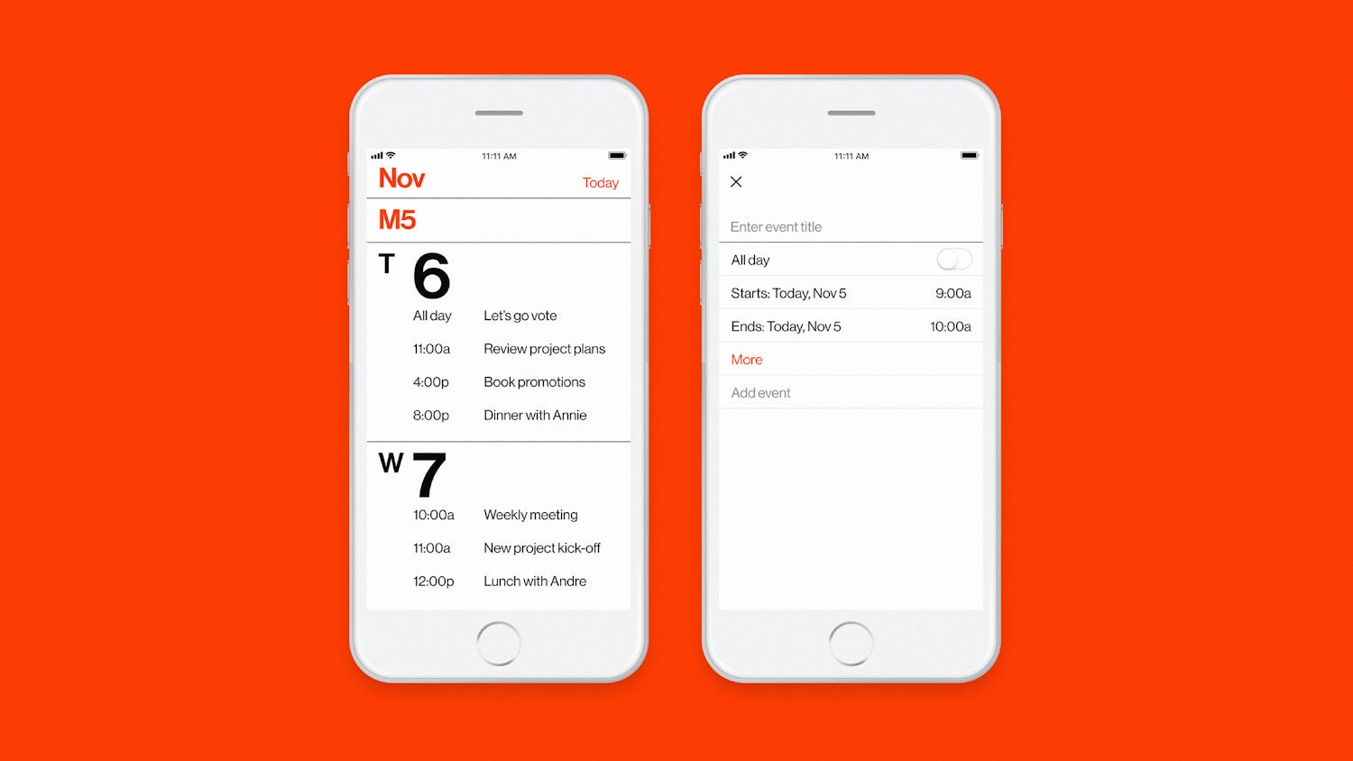 rationale design minimal calendar app iphone application minimal cal minimalism