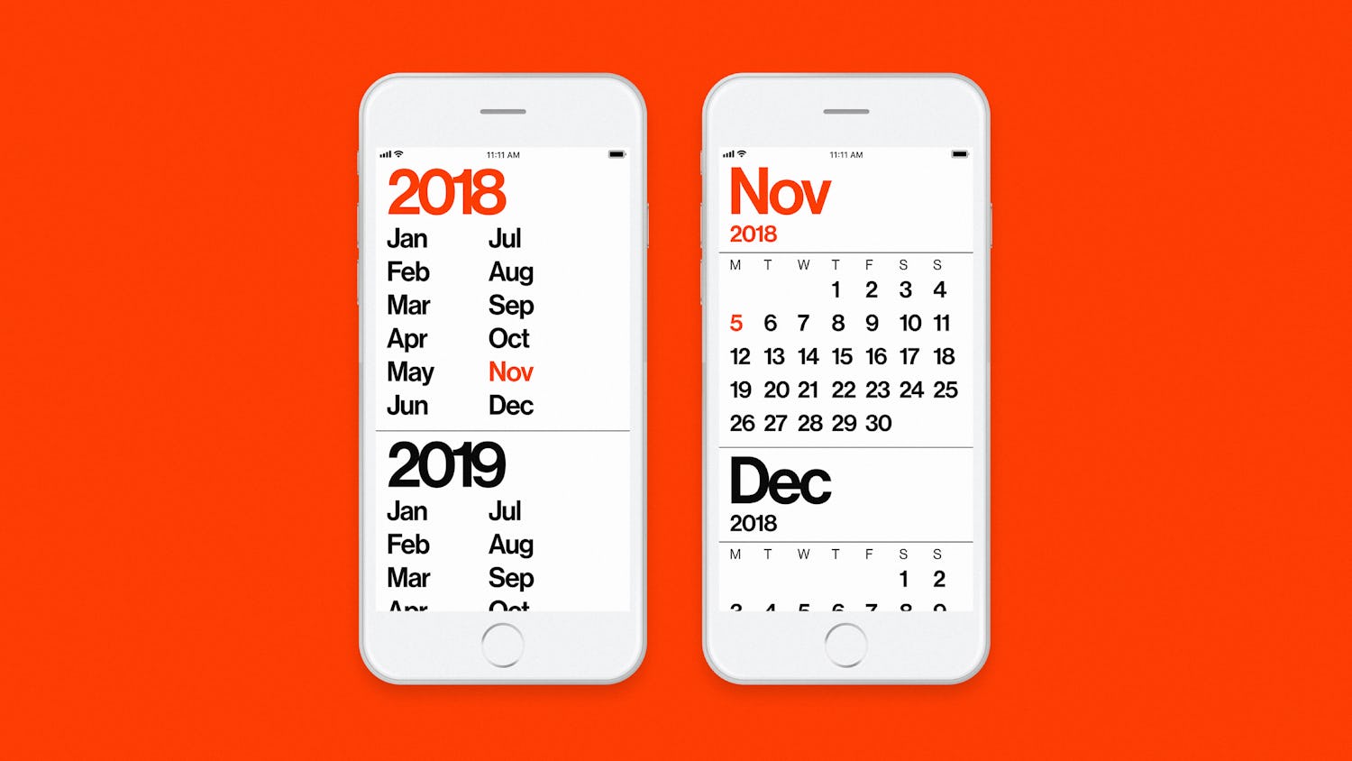 rationale design minimal calendar app iphone application minimal cal minimalism