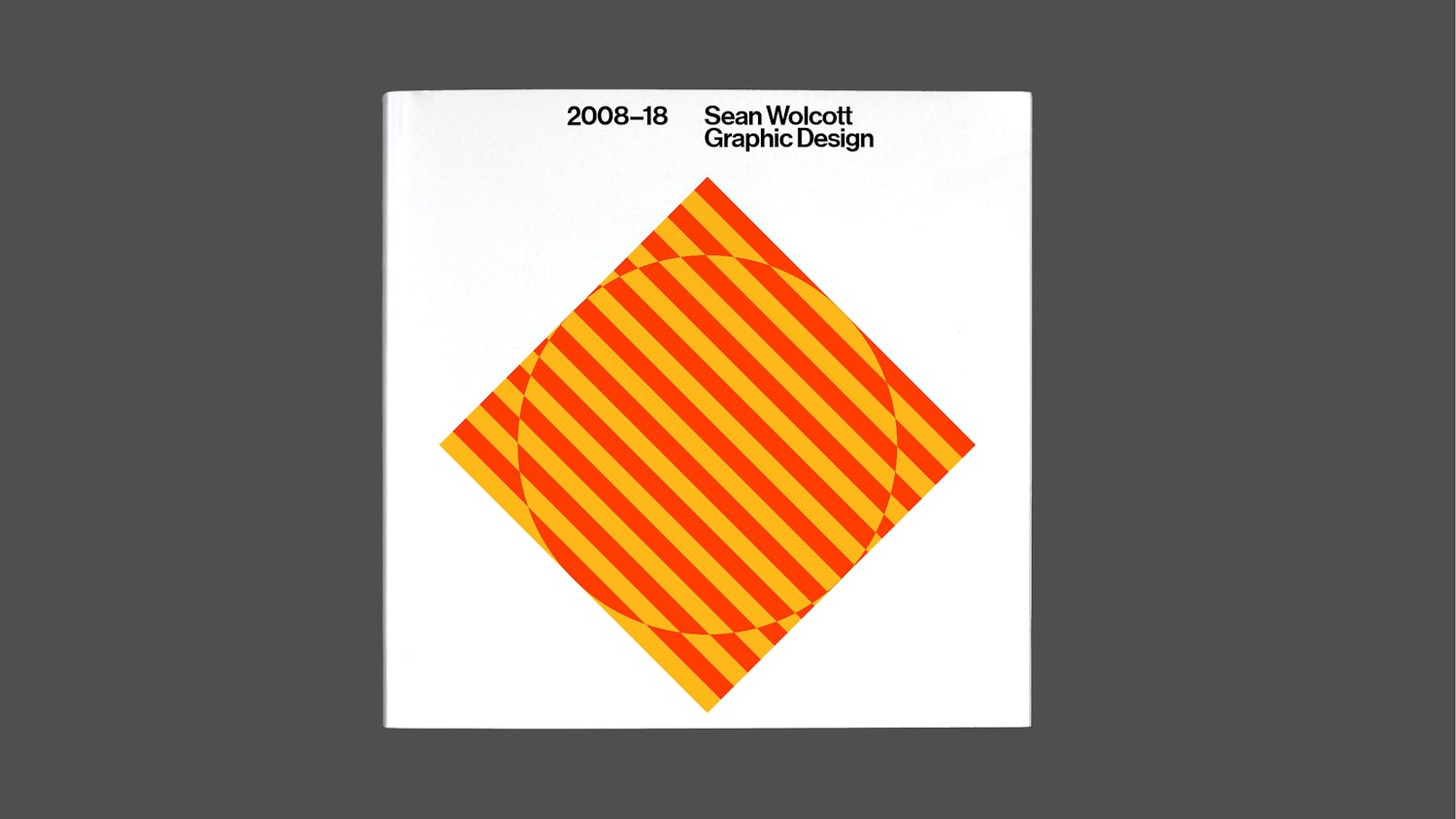 sean wolcott graphic design rationale design book cover geometric diamond stripe