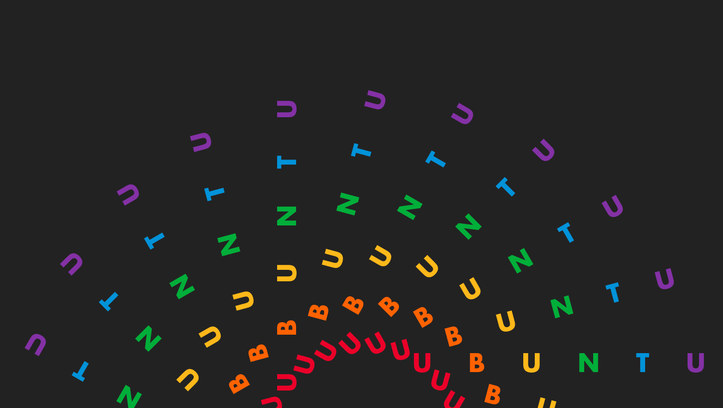 rationale design ubuntu exhibition poster