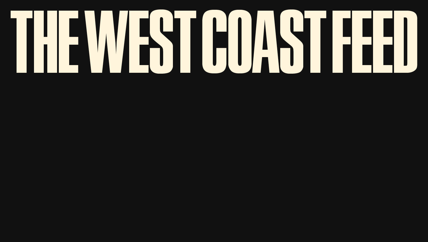 west coast feed album cover vinyl record music