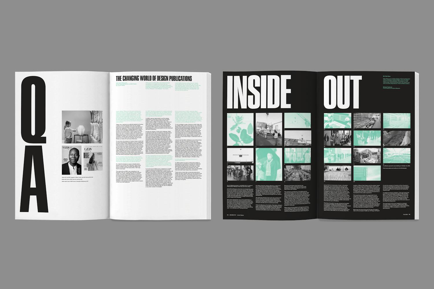 rationale arcade magazine 37.2 liminal space spreads