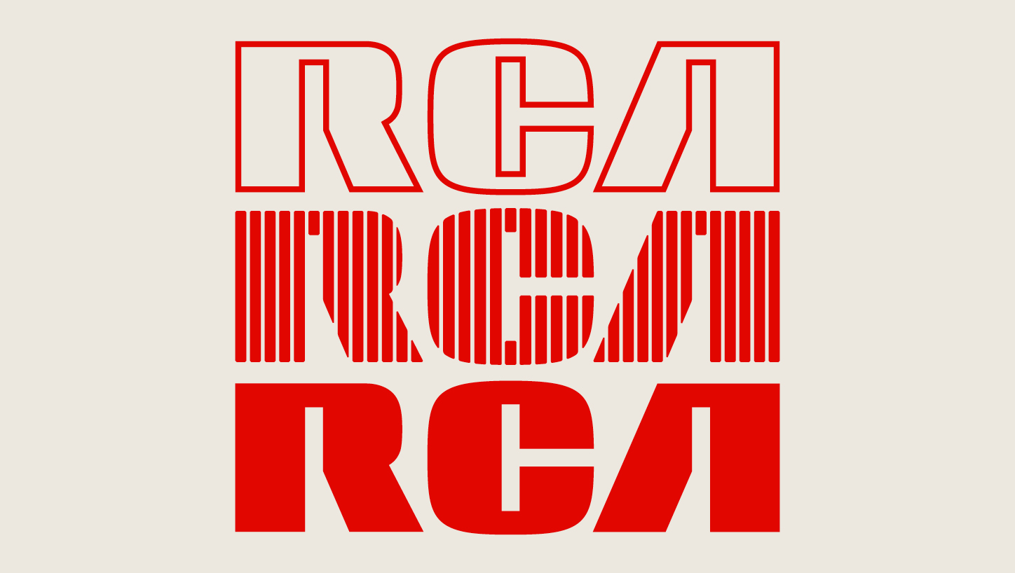 rationale design partners & spade rca 1968 logo brand identity logotype
