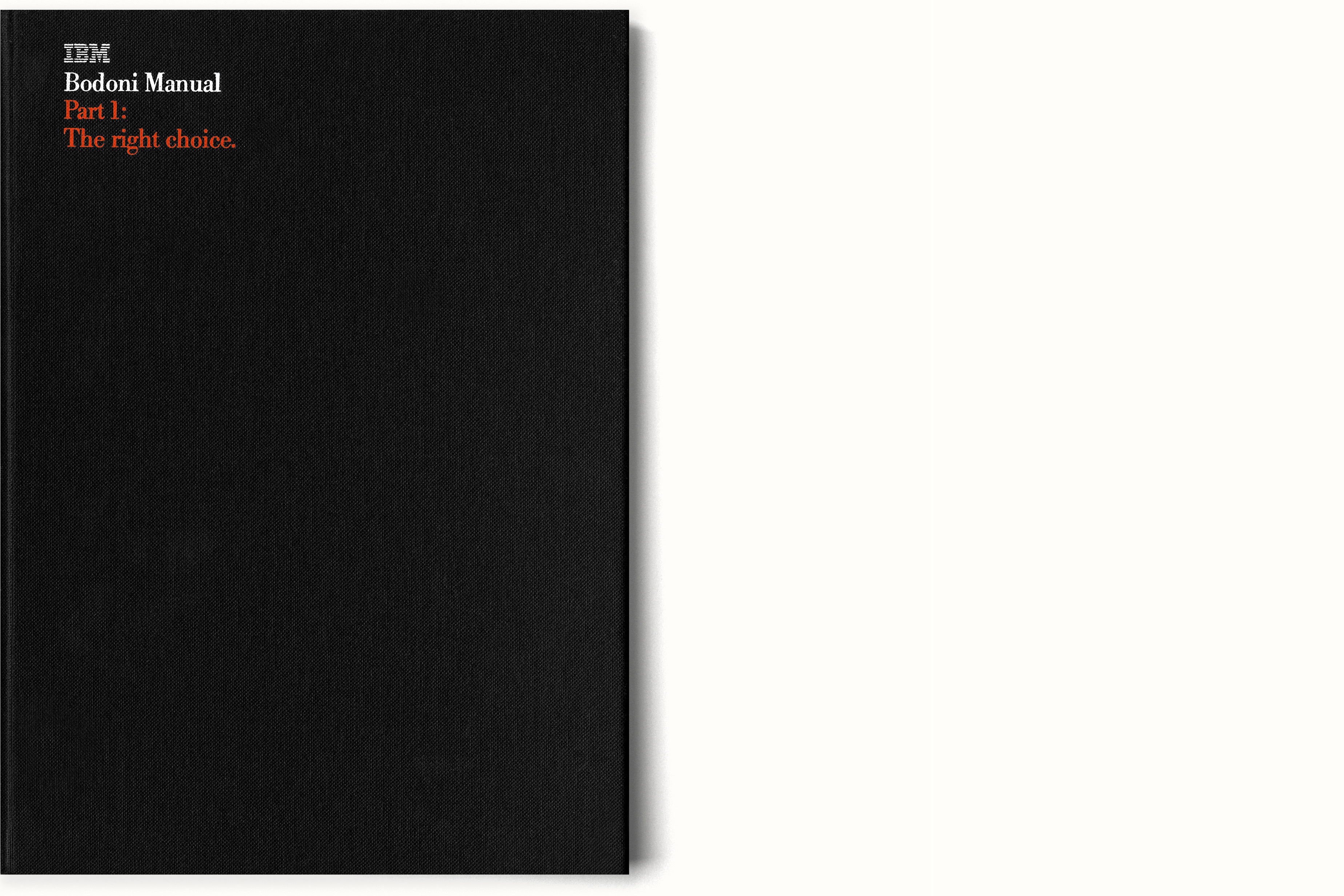 rationale resources karl gerstner ibm bodoni design manual