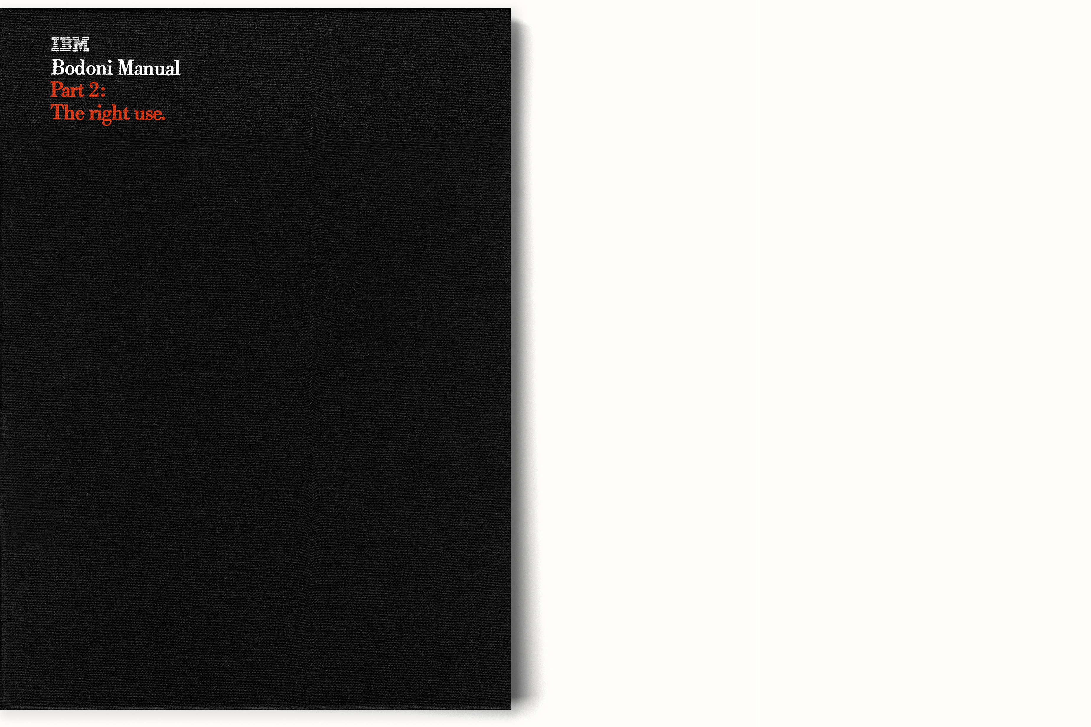 rationale resources karl gerstner ibm bodoni design manual