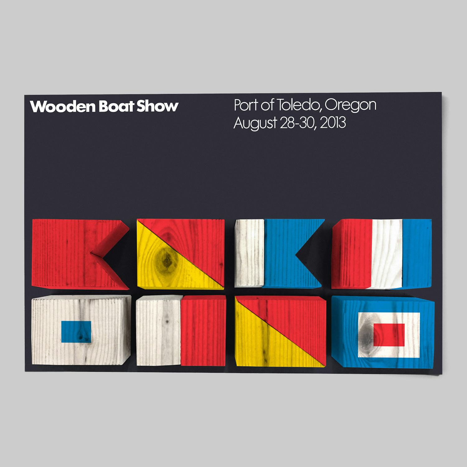 rationale shop wooden boat show poster