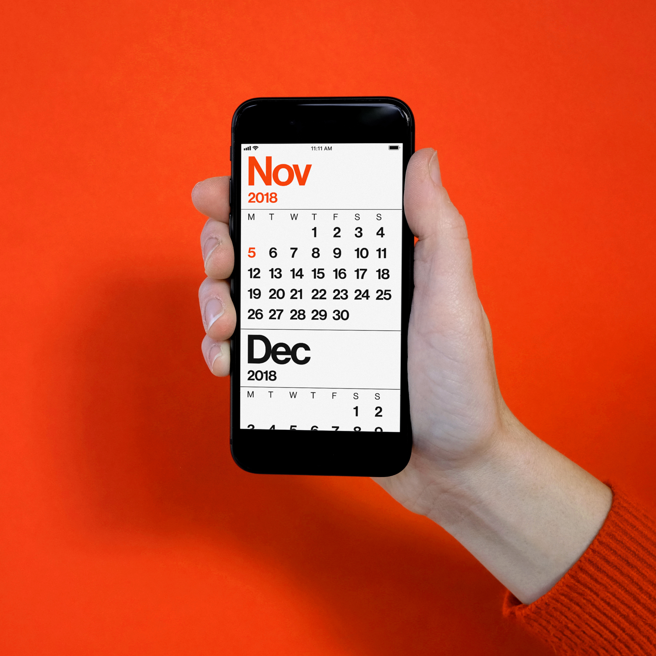 minimal calendar 10 ten principles dieter rams digital design iphone calendar app typography